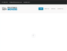 Tablet Screenshot of profitnessmovers.com